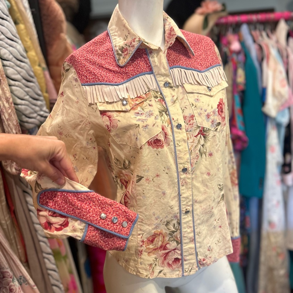 Vintage Patsy Cline Button Down